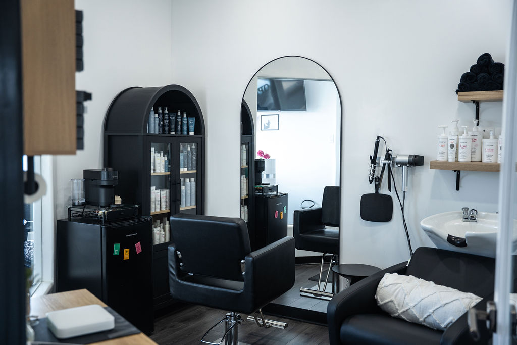 David Benjamin Hair at work with a client
